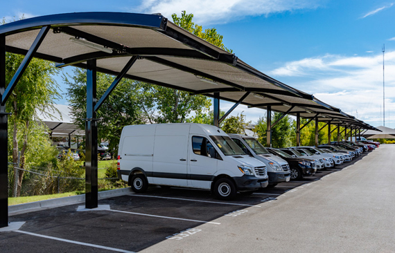 Pvc Car Parking Shed